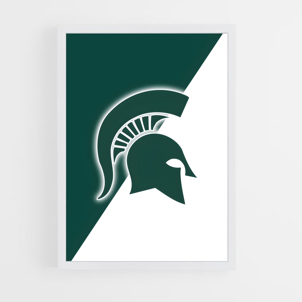 Poster Spartan Spirit – affiche Basketball (vue 3)
